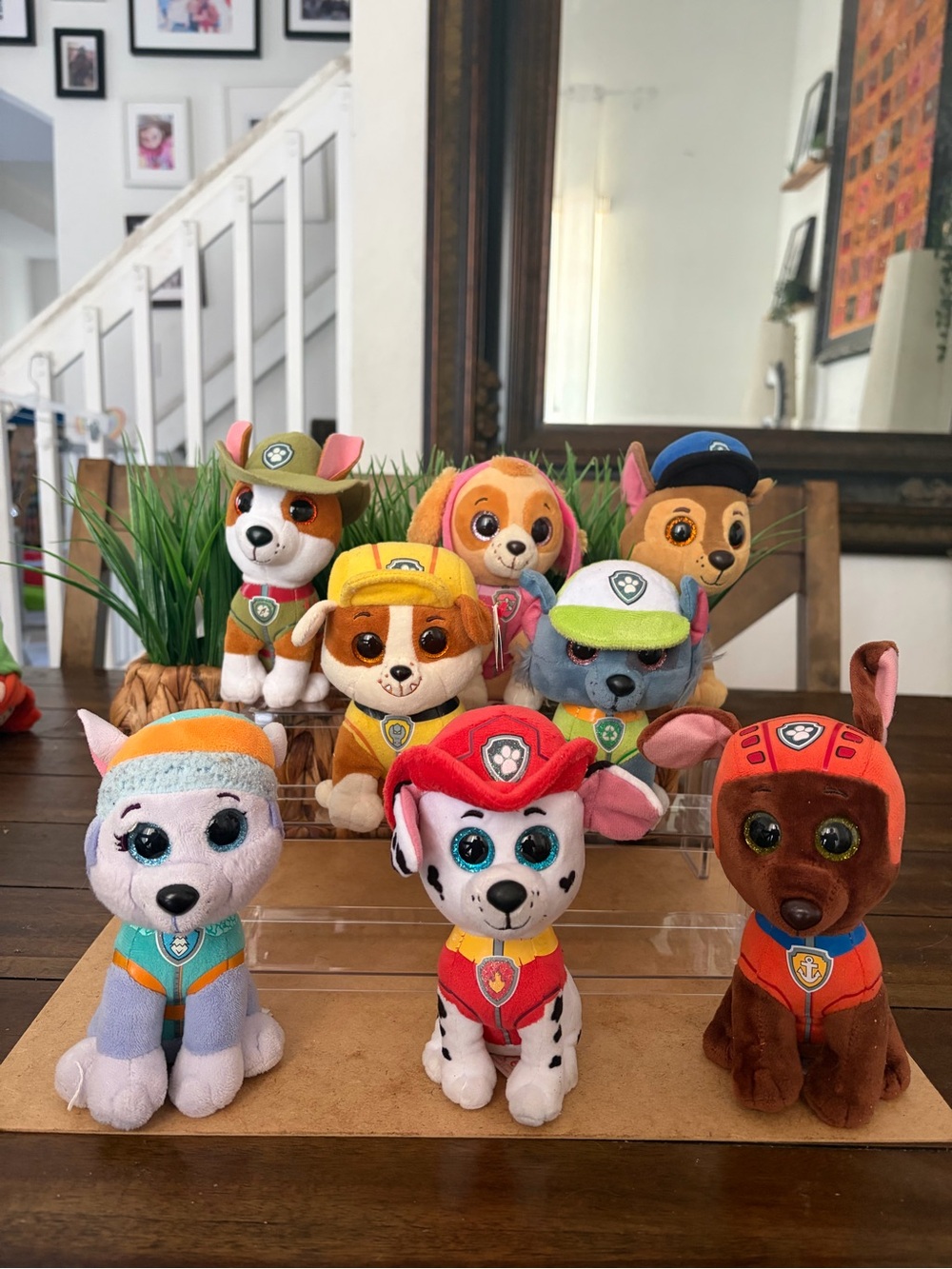 Ty lot Paw Patrol plush puppies Skye Marshall Rocky Rubble Zuma Everest Tracker - Picture 5 of 6